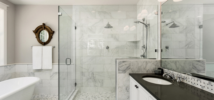 bathroom shower door installation in Adelanto